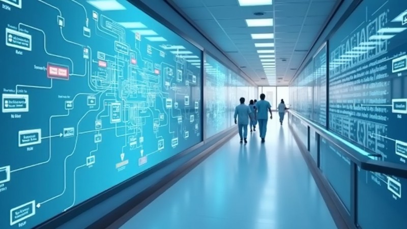 2031 Outlook on Digital Wayfinding in  Healthcare: Innovations and Advancements, Concept art for illustrative purpose, tags: digitale entro il - Monok