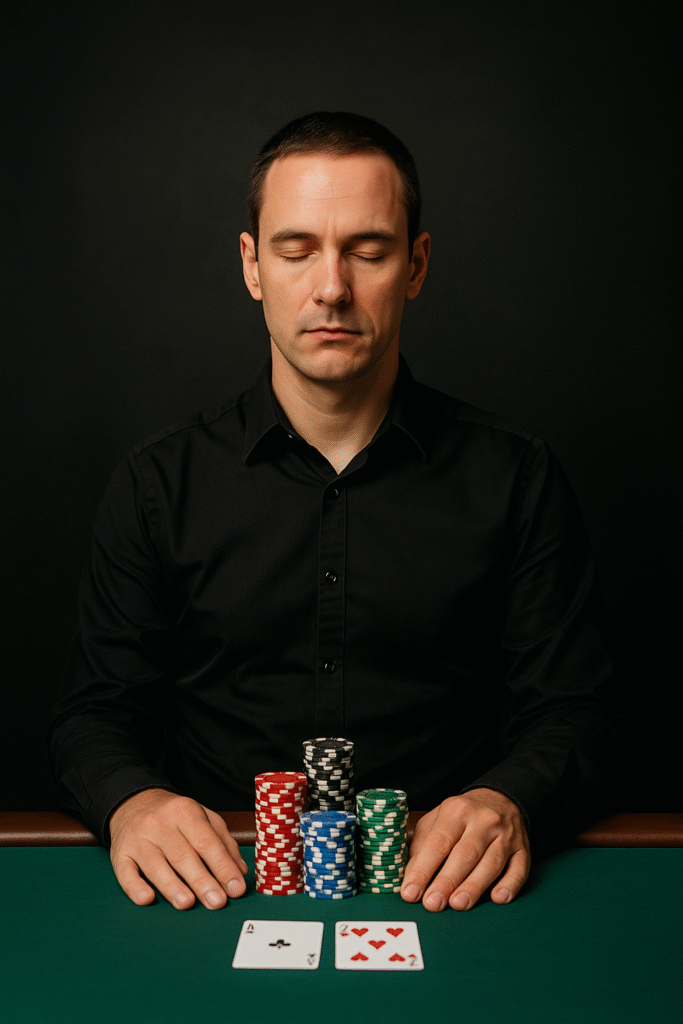 The Quiet Player: Why Stillness Wins in Both Life and Poker